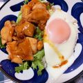 YU−MEI☆'s cooksnap of when they made ロコモコ風✼照りたま丼.