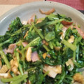 クックQQZSRC☆'s cooksnap of when they made 大根の葉と油揚げ炒め❀桜えび風味.