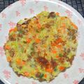 nosso's cooksnap of when they made 離乳食後期☆サクッモチッ！野菜納豆おやき.