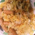ミーミーまま's cooksnap of when they made ウインナーとキャベツの卵炒め.