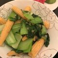 しーちゃんo's cooksnap of when they made 青梗菜とヤングコーンの青菜炒め.