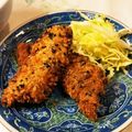 ｷﾐ☆'s cooksnap of when they made 胡麻チーズ衣DE秋刀魚フライ.
