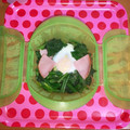 Sandy26's cooksnap of when they made ほうれん草とベーコンのルクエ蒸し.