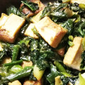 ﾍﾟｯﾍﾟちゃん's cooksnap of when they made 厚揚げ ほうれん草 白ネギの味噌炒め.