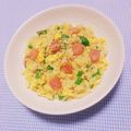 まあまま☆0403's cooksnap of when they made 白だしで簡単！ふわふわ卵チャーハン.