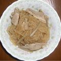 ベリル＠三日月's cooksnap of when they made めんつゆで☆豚とごぼうと春雨の炒め.