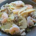 ＰＰＥＡＣＨ's cooksnap of when they made 塩味で★白菜とえびのシンプル蒸しうどん.