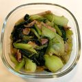 イガコマル's cooksnap of when they made 簡単☆チンゲン菜とベーコン炒め.