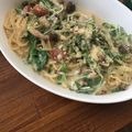 PhJ's cooksnap of when they made 水菜とウインナーのクリームパスタ.