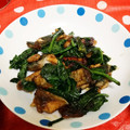 ♪快適一人暮らし♪'s cooksnap of when they made さばのほうれん草炒め.