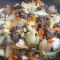 旭山ペンギン's cooksnap of when they made 白菜と牛肉の炒め煮….