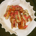 クックHG9V8Y☆'s cooksnap of when they made 紅しょうがと青のり衣の揚げちくわ♪.