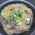 ジョングレ's cooksnap of when they made さば缶と塩こんぶのパスタ.