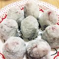 有馬羽駿's cooksnap of when they made レンジで簡単！もち粉でいちご大福.