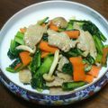mamaさん1221's cooksnap of when they made 豚バラ肉と小松菜のオイスターソース炒め.