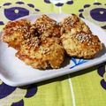 kururin18's cooksnap of when they made つくねの照り焼きバーグ.