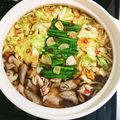 もぐ・ω・くま's cooksnap of when they made 簡単！もつ鍋醤油味.