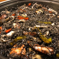 柴犬はち's cooksnap of when they made イカ墨のパエリア.