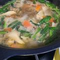 muro☆'s cooksnap of when they made ぽっかぽか☆手羽もとと大根のスタミナ鍋.