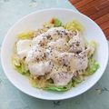 晴～♪'s cooksnap of when they made 柔らか〜ササミのキャベチーズ蒸し.