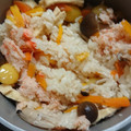 amadokoro's cooksnap of when they made 峠の釜めしのお釜でかきごはん♥.