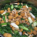 Puruchan's cooksnap of when they made 今が旬！ナメコと春菊の具だくさんスープ.