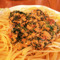 neo999x's cooksnap of when they made 再現 ﾛｼｱﾝ佐藤さんの納豆ﾊﾟｽﾀ.