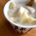 ふたごママちゃん's cooksnap of when they made ヨーグルトに、りんご&メープルレモン♪.