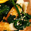 ゴマチーズ's cooksnap of when they made ほうれん草とちくわの胡麻和え.