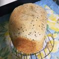 クックE5RCAL☆'s cooksnap of when they made HBで黒ゴマパン×SHiBOROゴマ油.