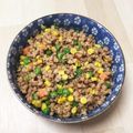 パグカップ's cooksnap of when they made 大豆のお肉で、味噌そぼろ丼.