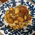 古賀竜一's cooksnap of when they made 厚揚げとネギの豆板醤炒め.