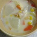 まおにゃん☆ミ's cooksnap of when they made 【15分】こっくり濃厚なクラムチャウダー.