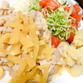 ゆゆღ's cooksnap of when they made 豚肉とたくあんの炒め物.