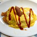 horseland's cooksnap of when they made *オムライス崩し（棒倒し）オムライス*.