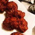 慶花mama's cooksnap of when they made 簡単☆カレー風味豚ひき肉☆揚げハンバーグ.
