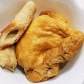 Oダイチョコ's cooksnap of when they made 小揚げがあったら玉子入れて煮てみてね～♪.