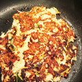 YOKO☆Y's cooksnap of when they made もやしと豆腐と長ネギのお好み焼き.