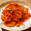 とものりのもと's cooksnap of when they made お弁当の赤！5分で完成！人参バター炒め.