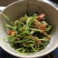 ぴょんちゅまる's cooksnap of when they made ボールだけで簡単！豆苗とかにかまのサラダ.