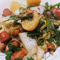 ちびっこGANG's cooksnap of when they made 春菊とエリンギしめじウインナーのソテー.