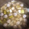 よねぶひ's cooksnap of when they made 喉風邪に効く！生姜と大根の鶏団子スープ.