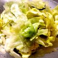 earth。's cooksnap of when they made レタスとたたきキュウリの塩昆布サラダ.