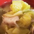 せのやん's cooksnap of when they made 簡単時短☆豚肉と春キャベツミルフィーユ鍋.
