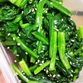 87yukimam's cooksnap of when they made レンジで簡単！ほうれん草ナムル.