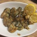 紗重桂's cooksnap of when they made 我が家の定番【牡蠣のレモンバターソテー】.
