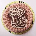 ぽん♥ 's cooksnap of when they made エルサ❁誕生日のキャラチョコプレート♪.