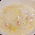 しんにし's cooksnap of when they made 寒い日には♡ほっこり白菜のクリーム煮.