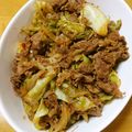 ☆hiroppy☆'s cooksnap of when they made 牛肉とキャベツの味噌炒め.