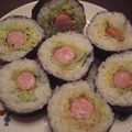 れのっち's cooksnap of when they made ✿海苔巻き❀ホットドッグ風✿.